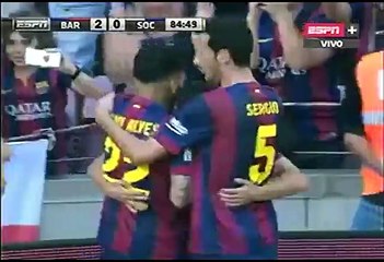 Barcelona vs Real Sociedad: ¡El golazo de chalaca de Pedro! (VIDEO)