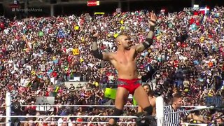 2015.03.29- Randy Orton vs. Seth Rollins- Wrestlemania 31