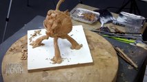 HOW TO SCULPT JAPANESE ANIME MANGA STYLED  FOREST GUARDIAN MONSTER  MONTH - DAY 15