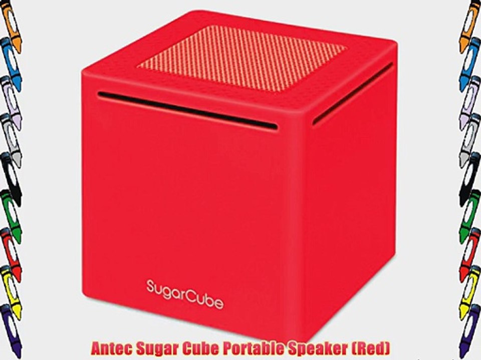 Antec Sugar Cube Portable Speaker (Red)