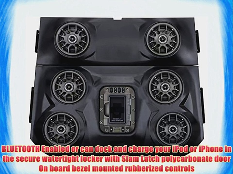SSV Works WP-RZF3O6 Polaris RZR XP1000 4 Seat BLUETOOTH 6 Speaker Overhead Stereo System