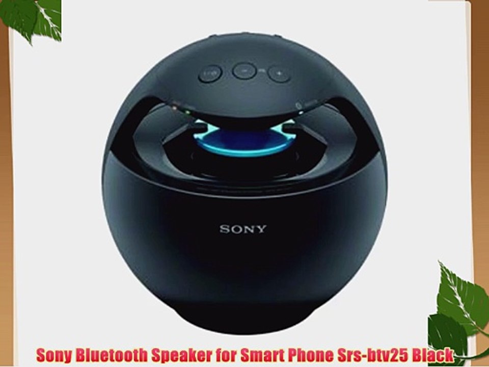 Sony Bluetooth Speaker for Smart Phone Srs-btv25 Black