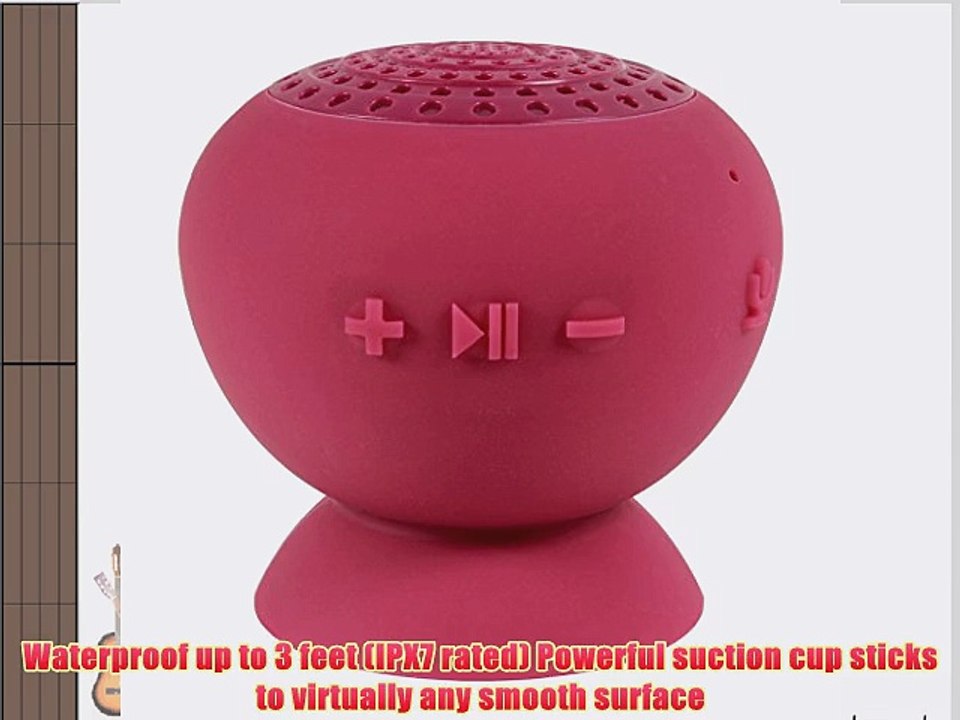 Lyrix Jive Jumbo Waterproof Bluetooth Speaker - Red