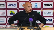Réaction d'Olivier Pantaloni après AC Ajaccio - Stade Brestois 29