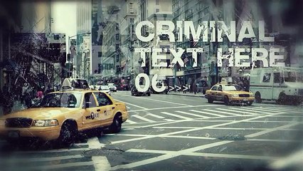 After Effects Project Files - Crime Scenes - VideoHive 2670292