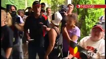 Australian Prime Minister attacked by Aboriginal Protesters!