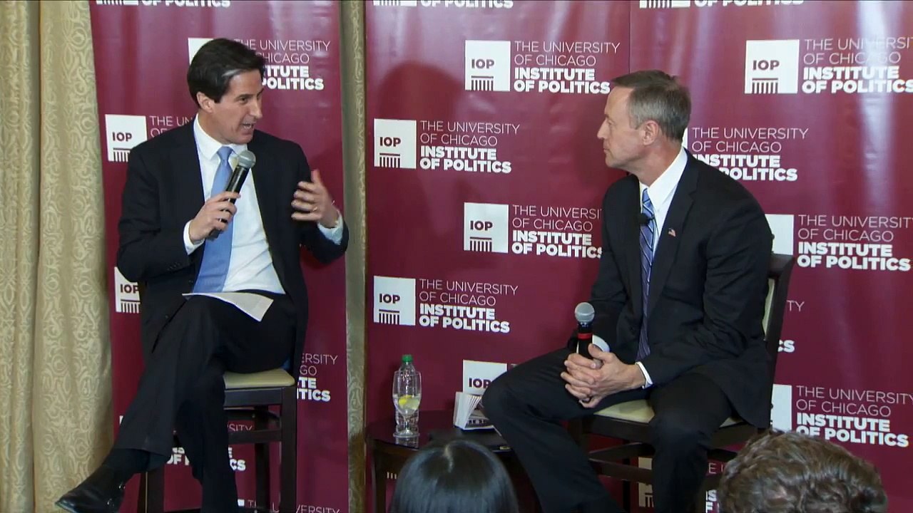 IOP-Maryland Gov. Martin O’Malley on whether or not he will run for president in 2016