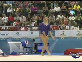 Ana Estefania Lago oro en piso Juegos Panamericanos 2011