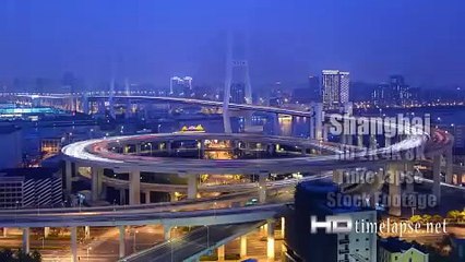 Shanghai, China - UHD Ultra HD 2K 4K 8K Video Time Lapse Stock Footage Royalty-Free