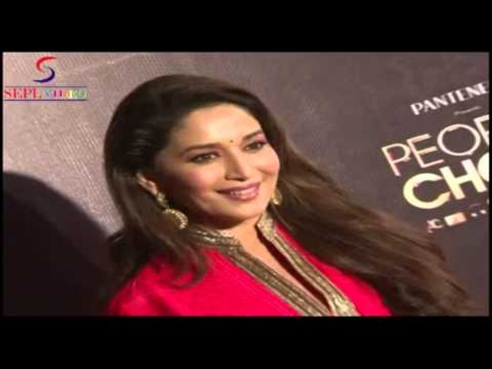 Madhuri Dixit At Red Carpet- People's Choice Awards 2012
