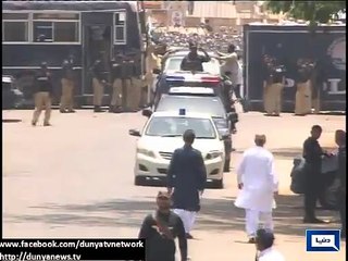Zulfiqar mirza seems confident on arrival in court premises