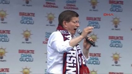 Mersin Başbakan Davutoğlu Partisinin Düzenlediği Mitingde Konuştu-2