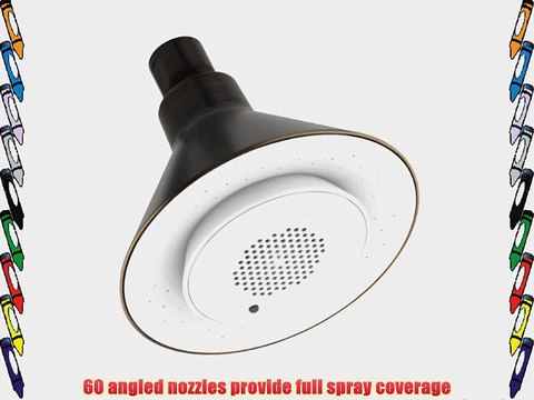 KOHLER K-9245-2BZ 2.5 GPM Moxie Showerhead and Wireless Speaker Oil-Rubbed Bronze