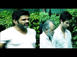Shahid Kapoor And Sunil Shetty Pays TRIBUTE To Yash Chopra's Death