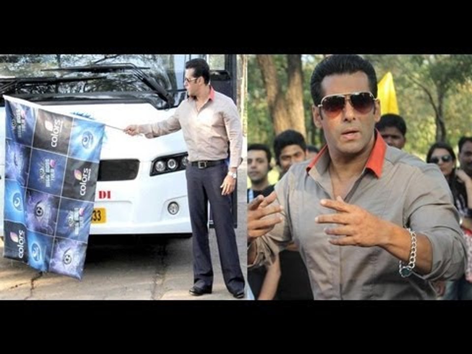 Salman Khan @ Bigg Boss 6 Tour Bus launch Part 1