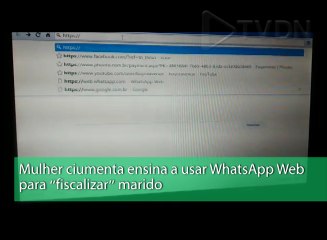 Mulher ciumenta ensina a usar WhatsApp Web