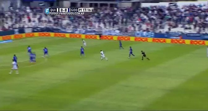 Tito Insane Miss of the Year! Quilmes 0 - Godoy Cruz 0 Primera División 2015. FPT.