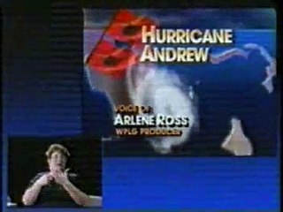 Hurricane Andrew DURING THE STORM 1992