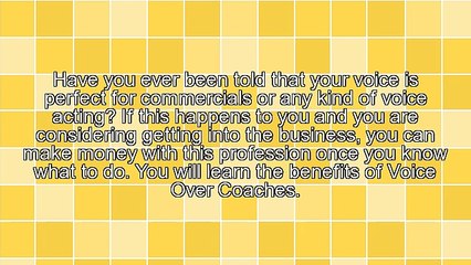 The Benefits Of Voice Over Coaches