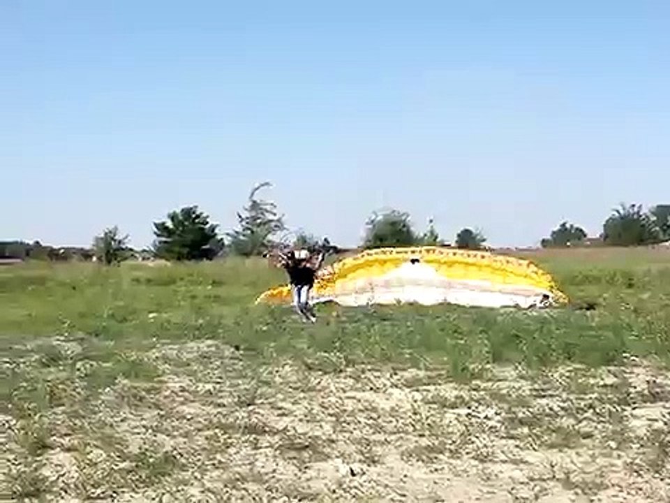 paramotor ppg funny crash (start)