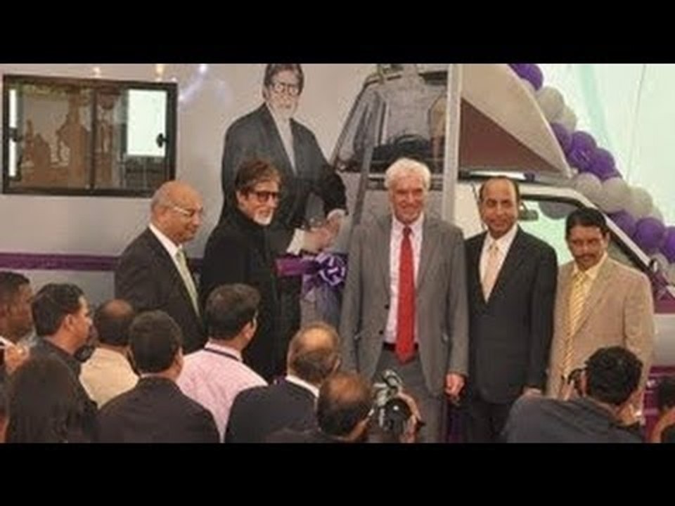 Amitabh Bachchan Launches Mobile Diabetes Van On His Birthday