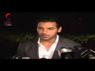 Actor John Abraham Spotted @ Amitabh Bachchan Birthday Bash