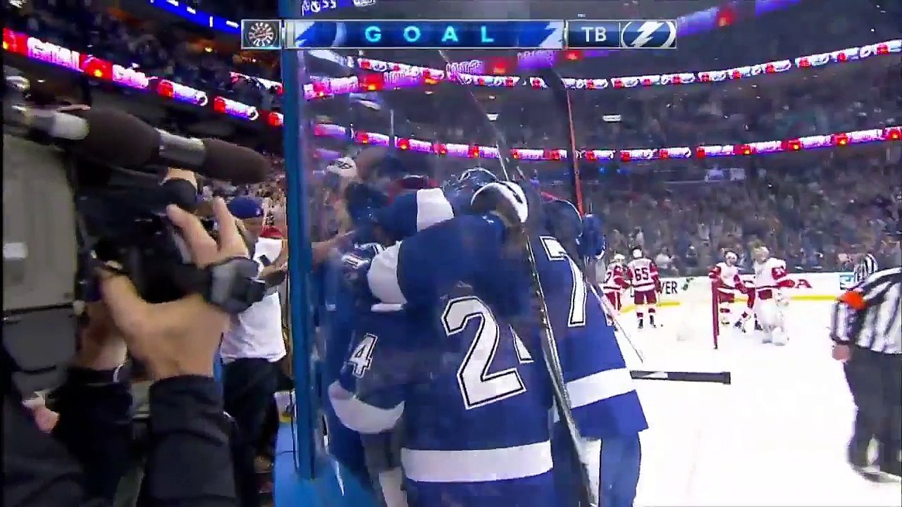 NHL 2014-15 Conference 1-4 Final G2 - Tampa Bay Lightning vs Detroit Red Wing - 2015.04.18 Highlights