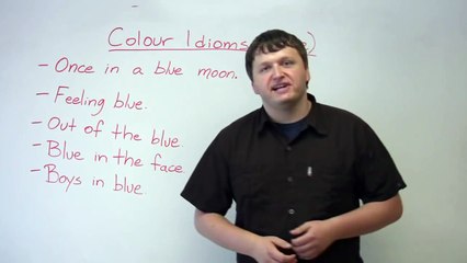 Idioms in English - 'Blue'