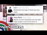 Bandila: One Direction thanks Pinoy fans