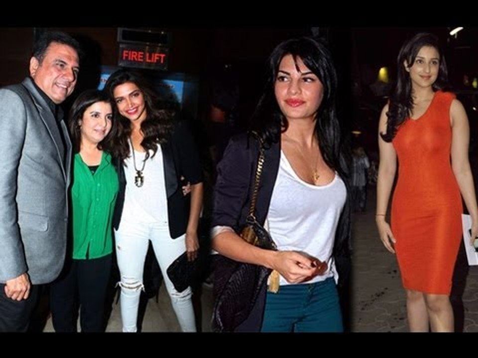 Deepika, Sonam,Zarine, Parineeti, Ranveer  at Screening of Shirin Farhad Ki Toh Nikal Padi