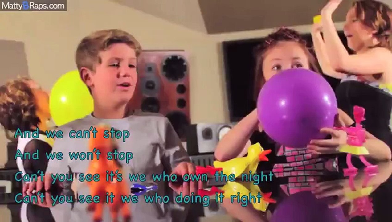Miley Cyrus - We Can't Stop (MattyBRaps Cover) (Lyrics on Video)