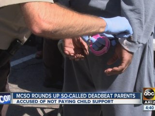 MCSO arrests 'deadbeat' parents at 20th roundup