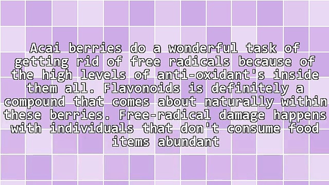 Root Aspects For Acai Berry Diet - The Best Routes