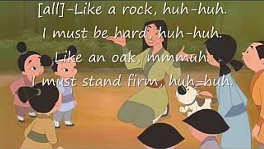 Free Free 136 Mulan Disney Songs Lyrics SVG PNG EPS DXF File