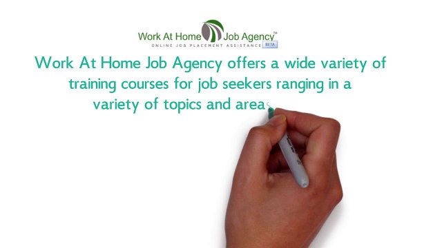 Work At Home Job Agency Training Courses