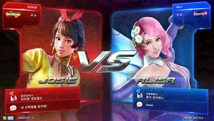 Tekken7 Josie vs Alisa