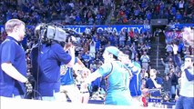 Durant Tackles Fan in OKC After Half-Court Shot