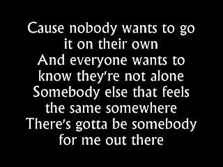 Nickelback - Gotta Be Somebody (Lyrics)