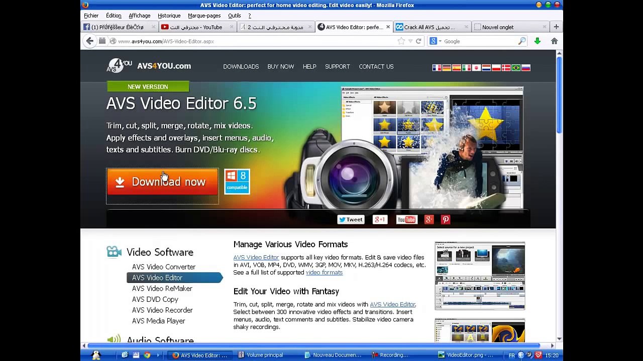 تحميل وتثبيت وتفعيل برنامج المونتاج avs video editor