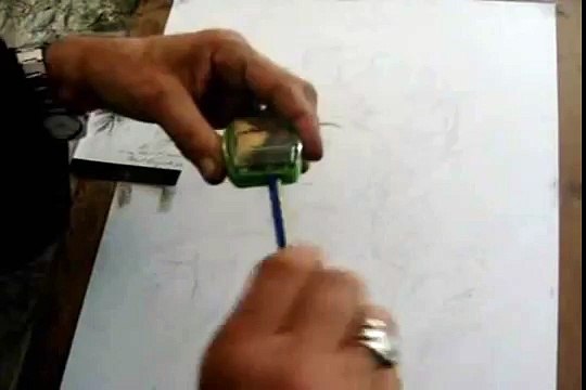 Ressam İbrahim Ozanoğlu - Canlı Karakalem Portre Çizimi