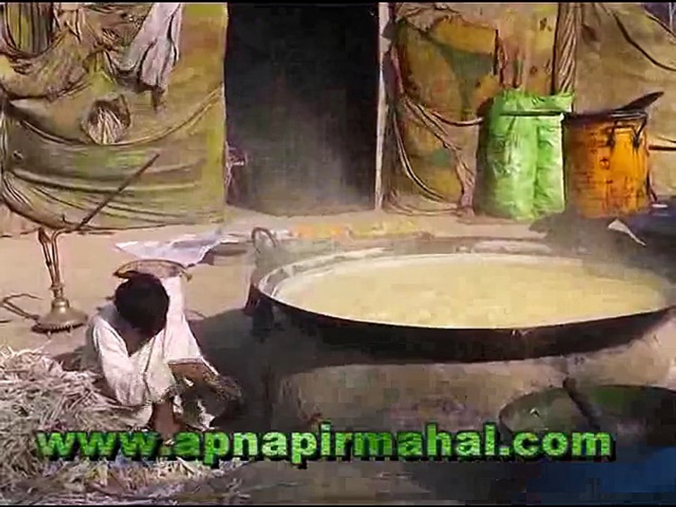 Pir Mahal- Processing of sugarcane to get sugar