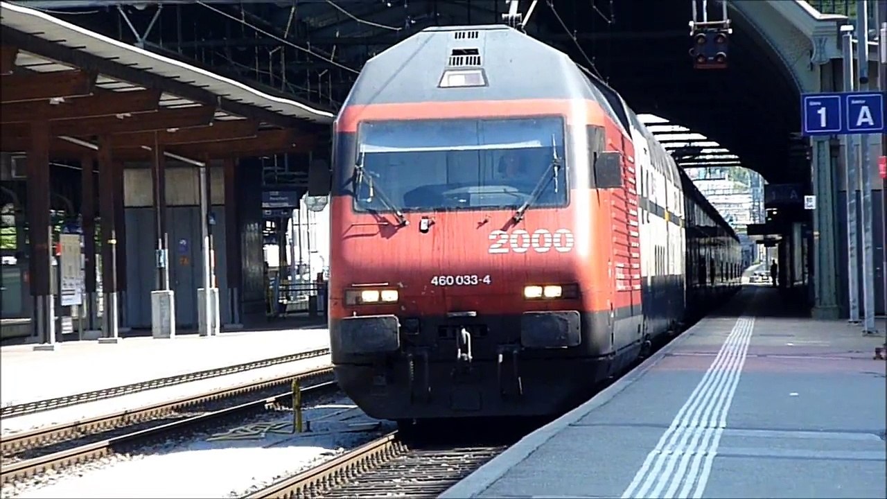 Ein Tag in der Schweiz (St.Gallen) mit SBB Re 460 Re 4/4 und ICN und Fotos vom Railtop Showroom