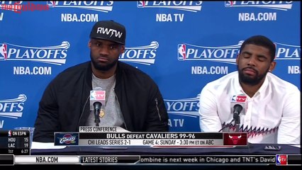 Mark Schwartz Asks LeBron About Kyrie's Zero Assists