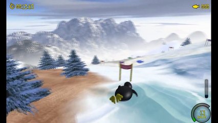 Linux Game Reviews - Extreme Tux Racer