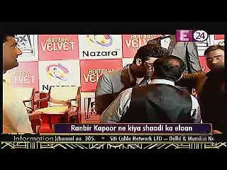 Ranbir Kapoor Ne Kiya Shaadi Ka Elaan 10th May 2015 CineTvMasti.Com