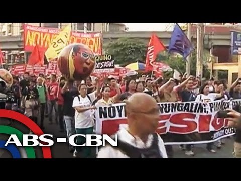 'PNoy Resign' rally isinagawa sa Mendiola