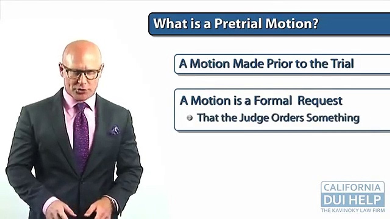 Pretrial Motion