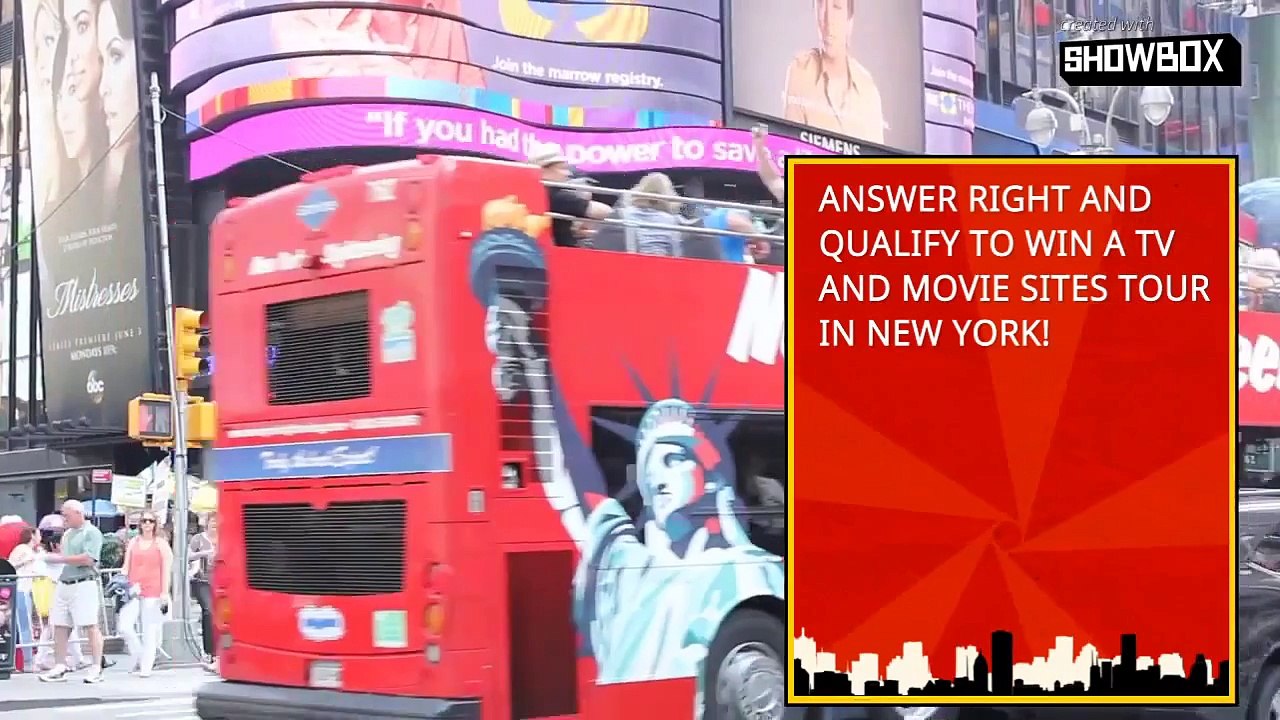 Win a day trip in New York