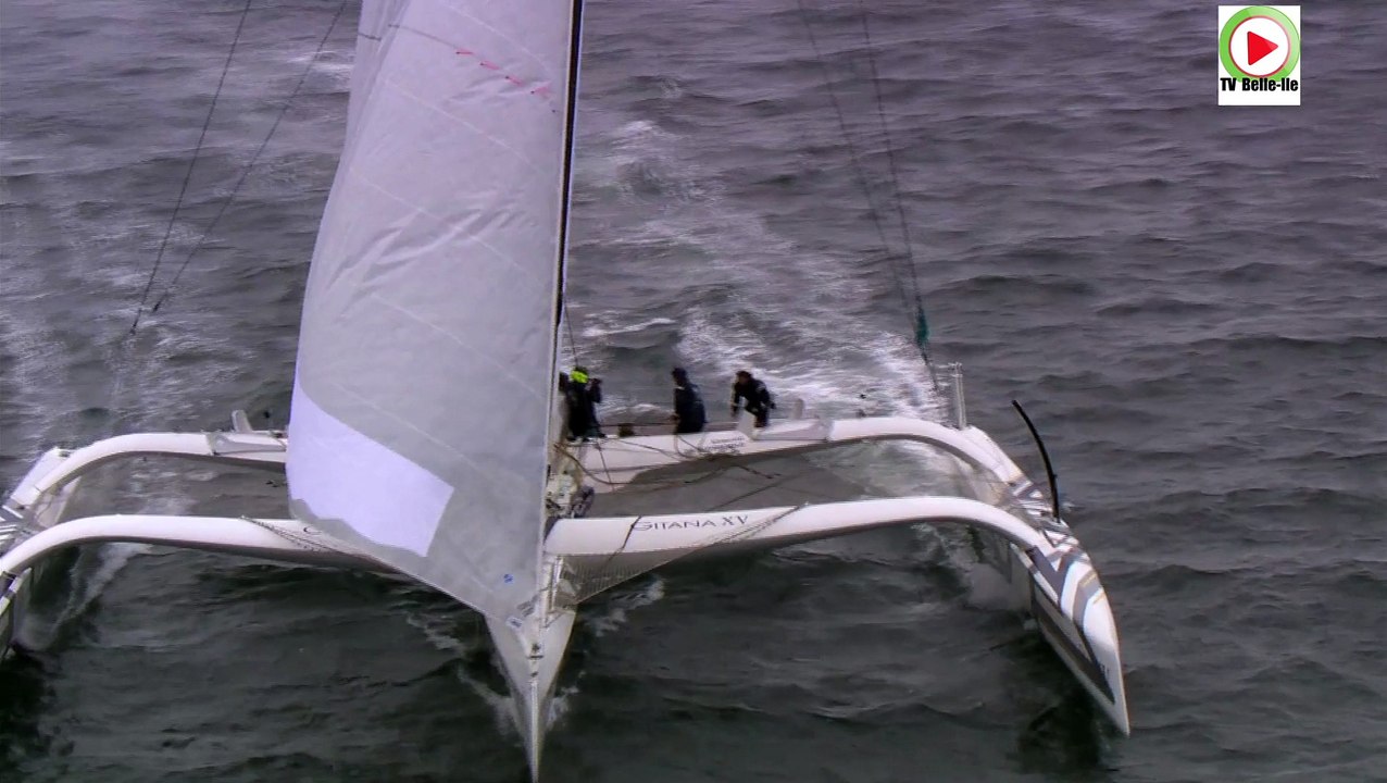 La Trinité-sur-mer   |   Sébastien Josse gagne Le Tour de Belle-Ile 2015 - TVBI belle-Ile