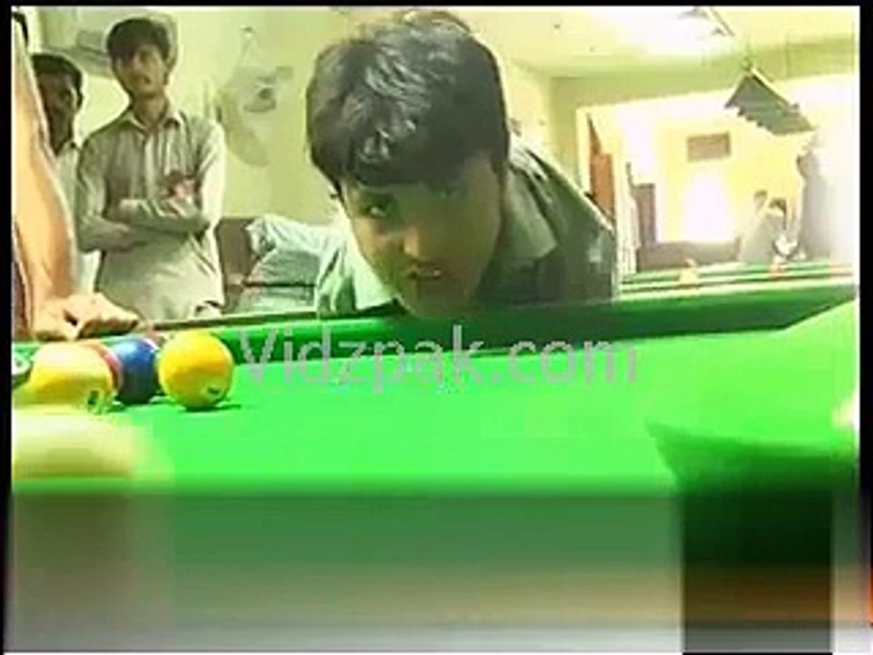 amazing Talent in Snooker from Pakistan